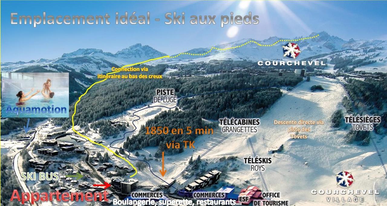 1550 – Veritable Aux Pieds – Les Tovets T2 – 47m2 – 4p Appartamento